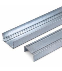 Profil UW 100, tabla zincata, 0,5 mm, 3 metri Profil UW 100, tabla zincata, 0,5 mm, 3 metri